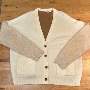 Madewell colorblock Kent cardigan